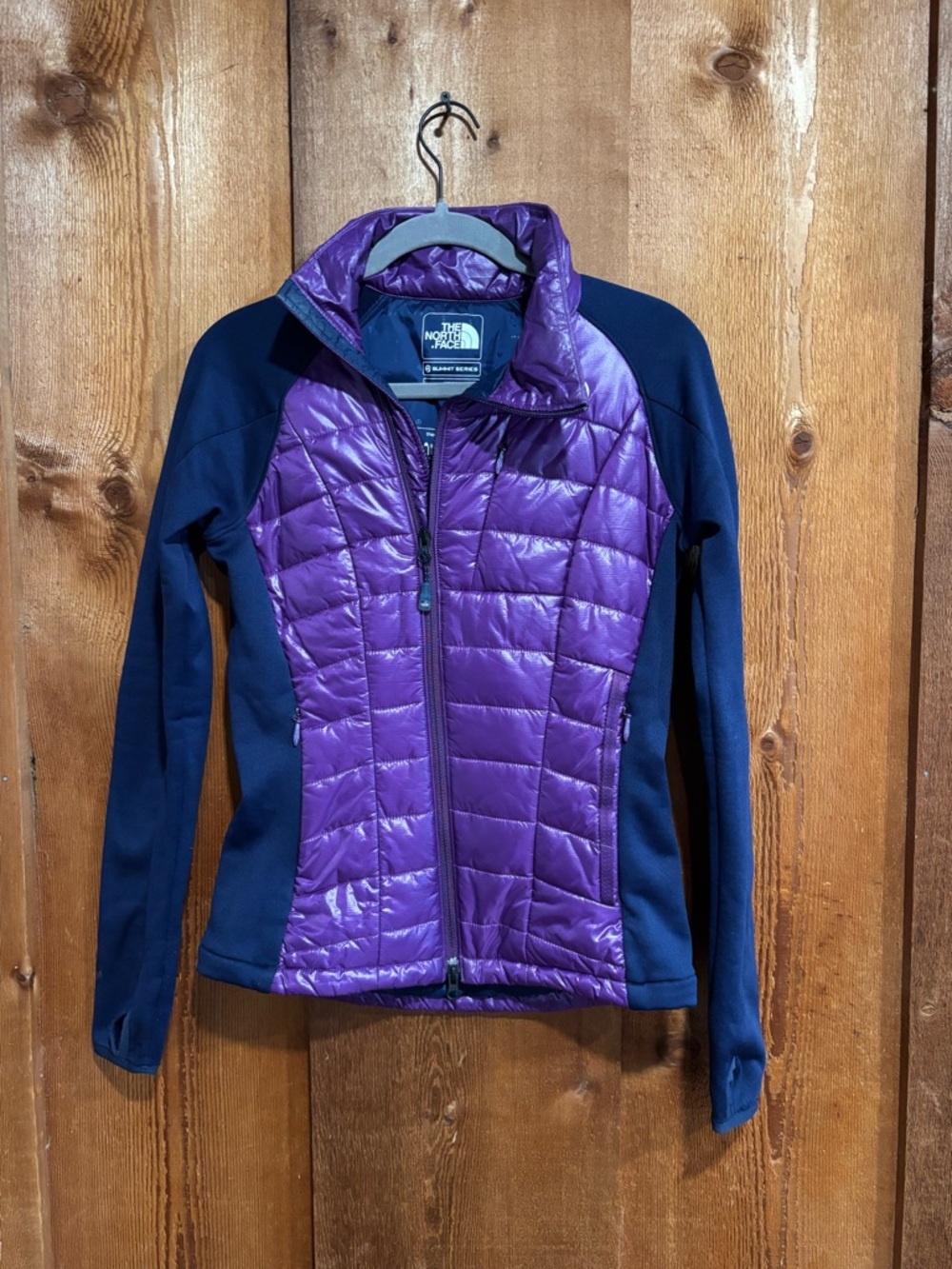 The North Face Summit Series Hybrid Jacket Womens Small Purple Polartec RECCO
